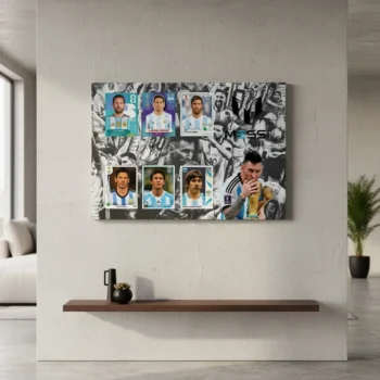 Cuadro de Messi en lienzo Personalizado 50x40