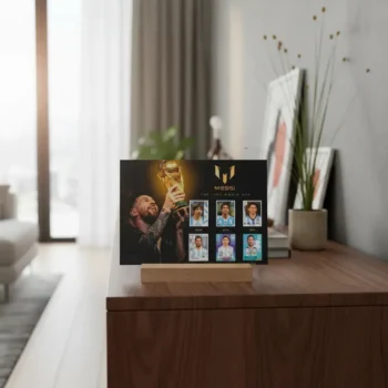 Cuadro de mesa Messi Persoalizado
