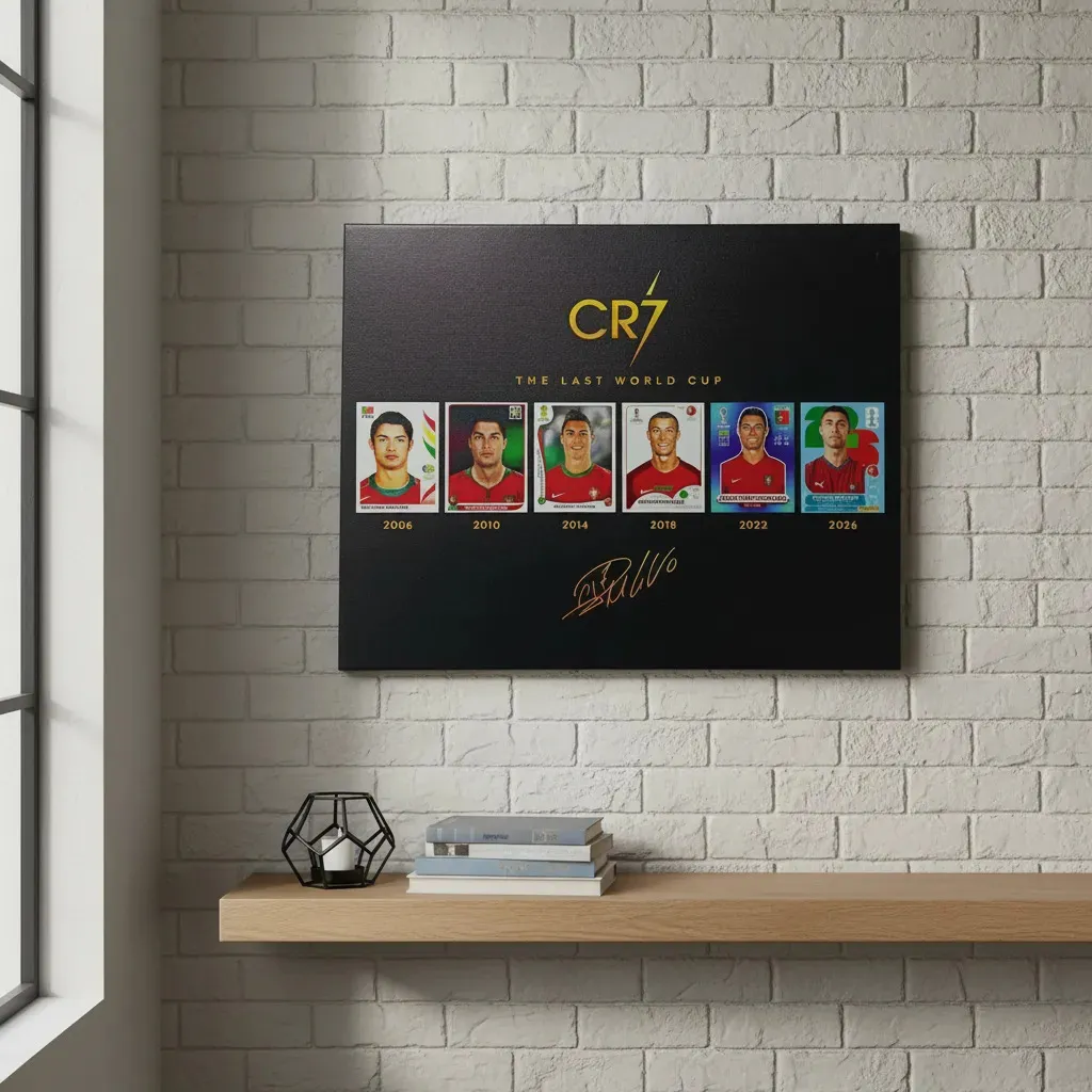 Cuadro de Cristiano Ronaldo en lienzo Personalizado 50x40 - Image 2