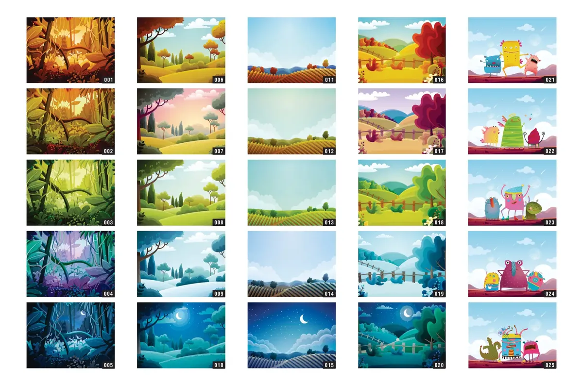 Vinilo Decorativo Ilustrado Estilo Fantasía Y Naturaleza - Image 3