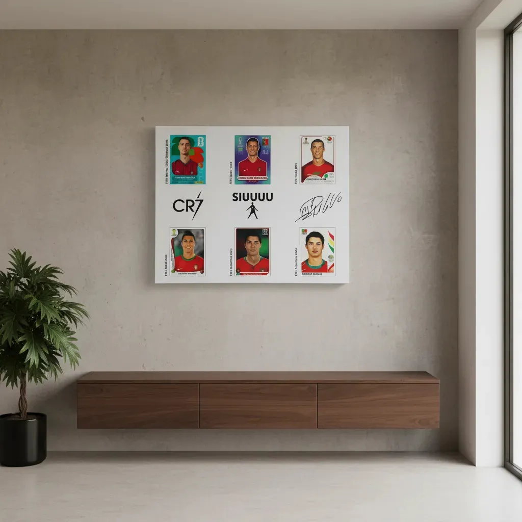 Cuadro de Cristiano Ronaldo en lienzo Personalizado 50x40 - Image 4
