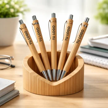 Lapiceras de Mambú sostenibles personalizadas 50u