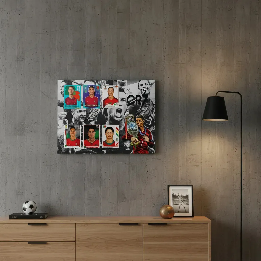Cuadro de Cristiano Ronaldo en lienzo Personalizado 50x40 - Image 5