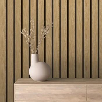 Vinilo Imitación Listones De Madera Revestimiento Decorativo