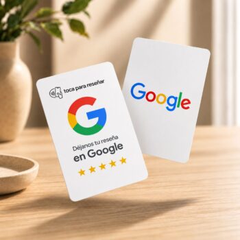 Tarjeta NFC para Reseñas de Google – 5 Estrellas con un Toque