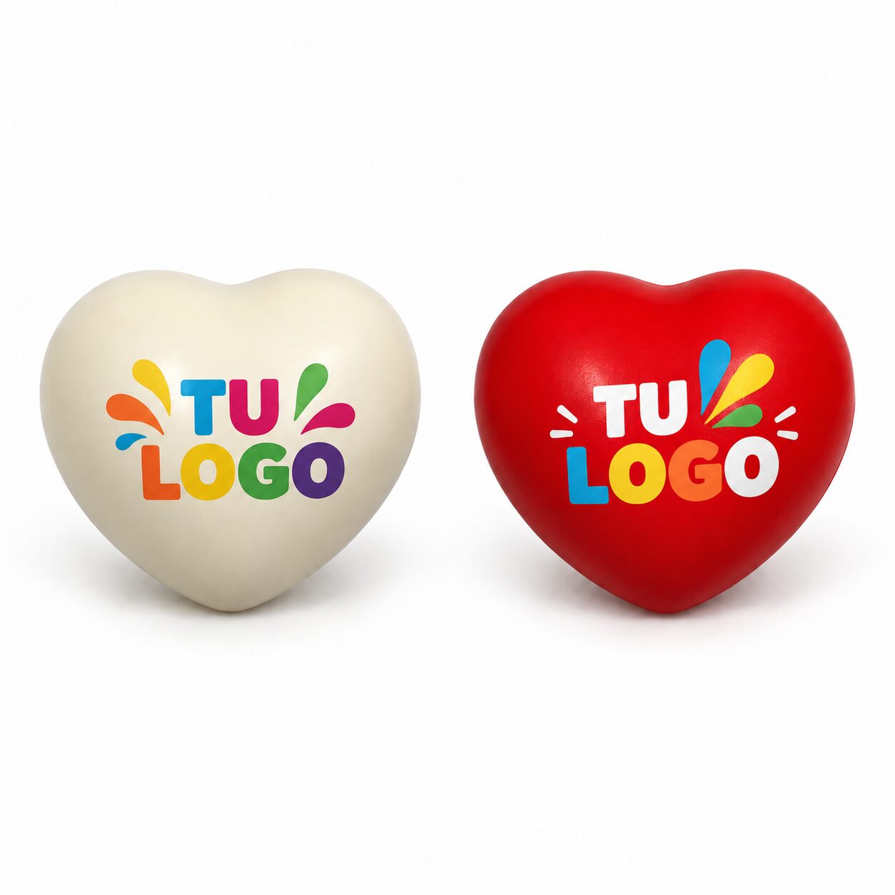Corazón Antiestrés Personalizado con Logo a Color - Image 2