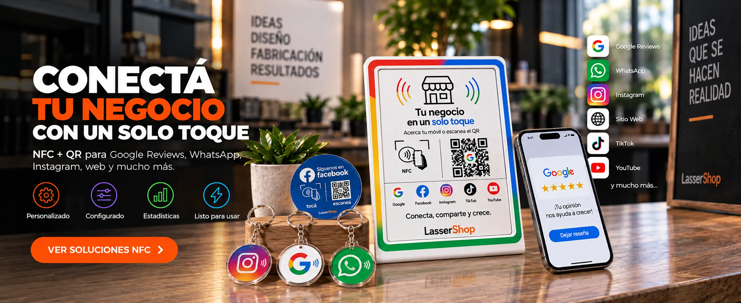Ver stands NFC y QR