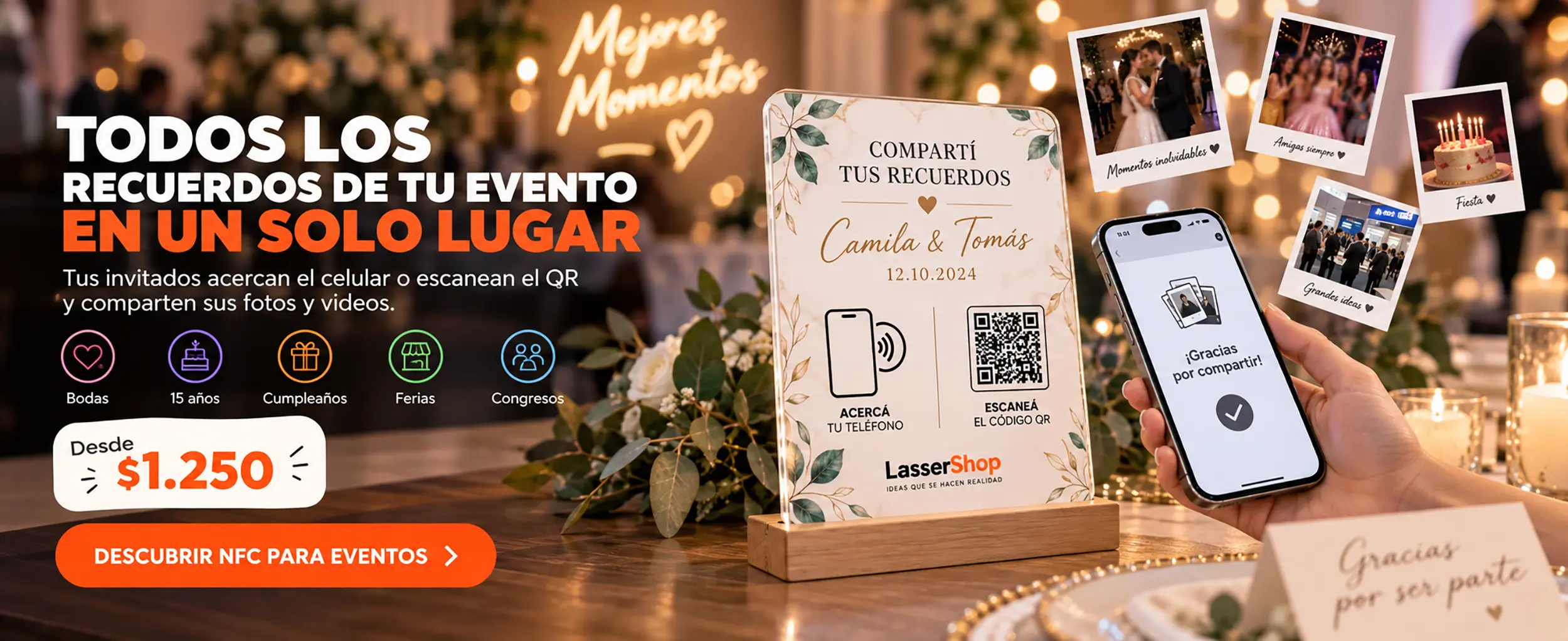 Ver productos NFC para eventos